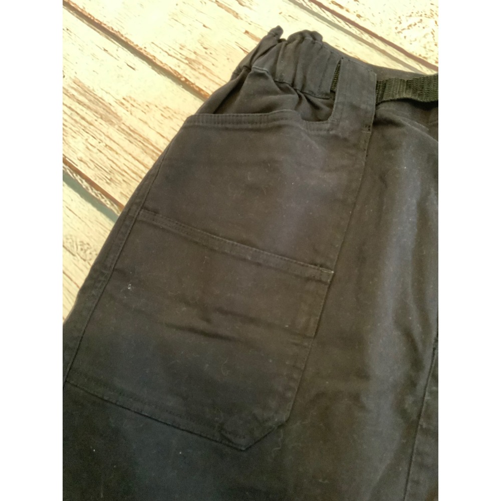 Hollister Ultra High Rise Utility Mini Skirt Black Belted Gorpcore Womens Medium - Picture 2 of 5